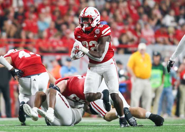 Gabe Ervin 4 2023 Nebraska football vs Northern Illinois